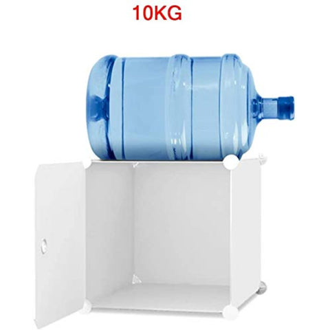 KriShyam ® 8 Door Plastic Sheet Wardrobe Storage Rack Closest Organizer for Clothes Kids Living Room Bedroom Small Accessories/bookcase/toys