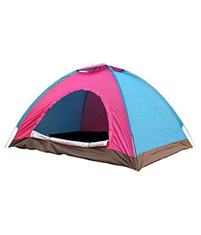KriShyam® Portable Fabric Tent for 2 Person (Standard Size, Multicolour)
