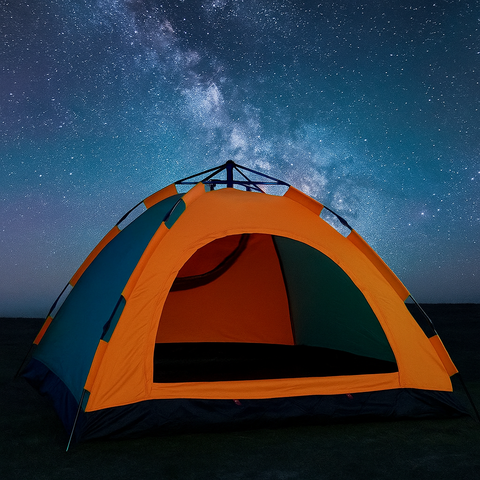 KriShyam® Automatic Pop Up Camping Tent Automatic Hydraulic Dome Tent for Camping,Hiking,Travel,Picnic,Fishing,Beach with Carrybag (4 Person-Automatic Hydraulic Tent)