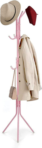 KriShyam® Coat Rack with 12 Hooks, 5.6ft Metal coat rack freestanding,Cloth stand Coat Tree Hats Hanger Holder for Purse, Scarf Rack, Jacket, Umbrella Tree Stand