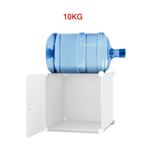 KriShyam ® 12 Door Plastic Sheet Wardrobe Storage Rack Closest Organizer for Clothes Kids Living Room Bedroom Small Accessories/bookcase/toys