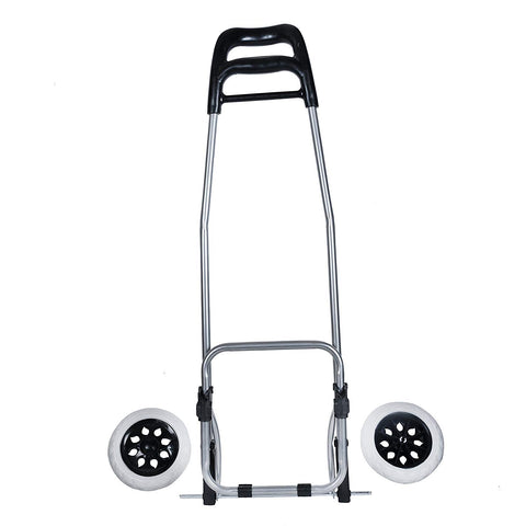 KriShyam® Folding Essential Shopping Trolley-Luggage-Bag-with-2 wheels (Navy Blue & Black )