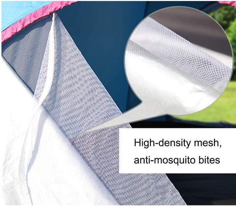 KriShyam® Portable Fabric Tent for 4 Person (Standard Size, Multicolor)