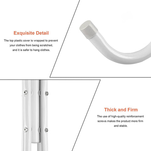 KriShyam® Coat Rack with 12 Hooks, 5.6ft Metal coat rack freestanding,Cloth stand Coat Tree Hats Hanger Holder for Purse, Scarf Rack, Jacket, Umbrella Tree Stand