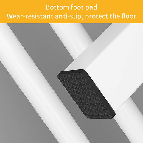 KriShyam®  Double Pole Hanger Garment Rack Freestanding Hanger Double Rods Multi-Functional Bedroom Clothing Rack (Hanger) Black