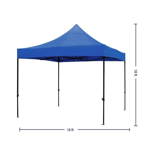KriShyam® 10x10 ft Pop Up Canopy Tent with Carry Bag – Waterproof & UV Protection Folding Outdoor Gazebo Shelter for Garden, Camping, Picnic, Party & Events