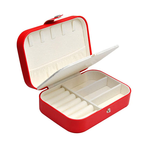 KriShyam® Travel Jewelry Case,Mini Jewellery Box,Portable Jewelry Box Display Storage Case,Bangle Box,Jewellery Organisers, Storage Boxes for Rings & Earrings