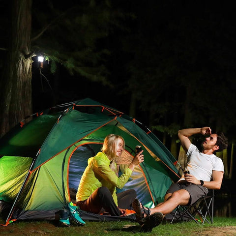 KRISHYAM Automatic Pop-Up Camping Shelter | Hydraulic Dome Design for Camping, Hiking, Travel, Picnic, Fishing & Beach | Easy Setup with Carry Bag (3-4 Person Tent)