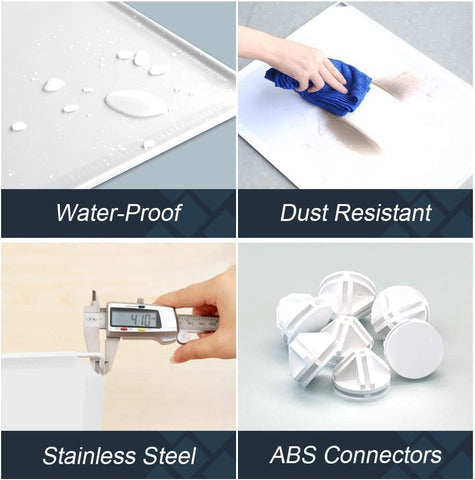 KriShyam ® 12 Door Plastic Sheet Wardrobe Storage Rack Closest Organizer for Clothes Kids Living Room Bedroom Small Accessories/bookcase/toys