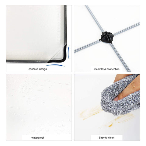 KriShyam ® 8 Door Plastic Sheet Wardrobe Storage Rack Closest Organizer for Clothes Kids Living Room Bedroom Small Accessories/bookcase/toys