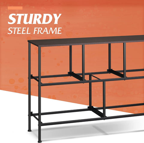 KriShyam® 5 Drawers Fabric Dresser Storage Chest of Drawers for Bedroom,Closet, Living Room, Hallway, Dorm,Children's Room Sturdy Steel Frame, Easy Pull Fabric Bins & Wooden Top