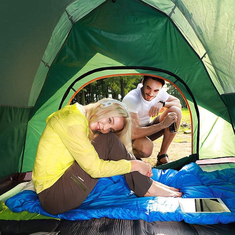 KRISHYAM Automatic Pop-Up Camping Shelter | Hydraulic Dome Design for Camping, Hiking, Travel, Picnic, Fishing & Beach | Easy Setup with Carry Bag (3-4 Person Tent)