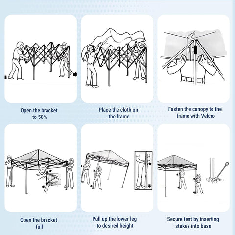 KriShyam® Heavy-Duty Pop-Up Canopy Tent with Sidewalls | Outdoor Gazebo Shelter for Events, Markets & Parties ⛺✨