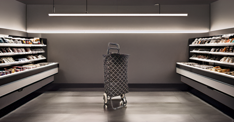 KriShyam® Foldable Shopping Trolley cart Shopping Trolley Bag and Removable Bag with Handle and 2 Wheels for Groceries,Fruits & Vegetables cart/Basket (2 Wheel Black Print)