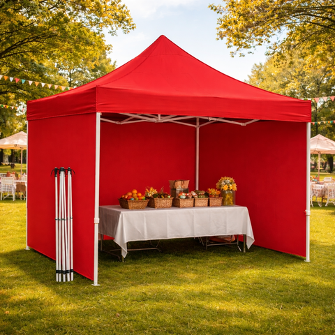 KriShyam® Heavy-Duty Pop-Up Canopy Tent with Sidewalls | Outdoor Gazebo Shelter for Events, Markets & Parties ⛺✨