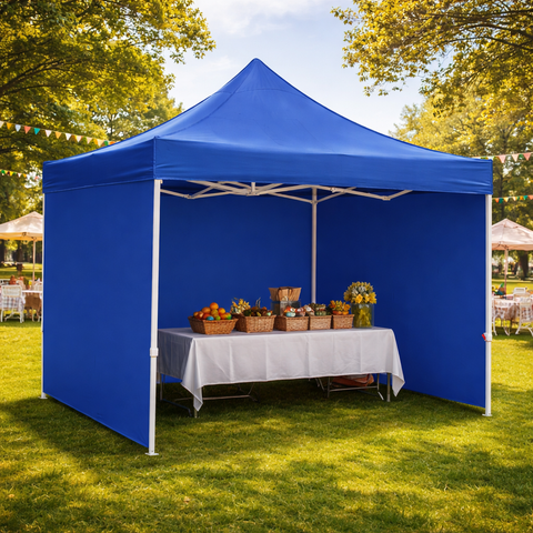 KriShyam® Heavy-Duty Pop-Up Canopy Tent with Sidewalls | Outdoor Gazebo Shelter for Events, Markets & Parties ⛺✨