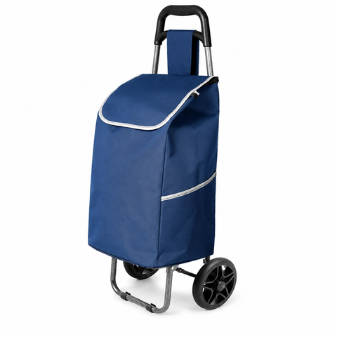 KriShyam® Shopping Cart Shopping Carry Shopping Trolley, Removable Bag, Folding Shopping Cart with Wheels Large and Lightweight Shopping Trolley