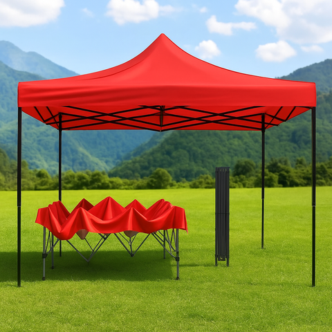 KriShyam® 10x10 ft Pop Up Canopy Tent with Carry Bag – Waterproof & UV Protection Folding Outdoor Gazebo Shelter for Garden, Camping, Picnic, Party & Events