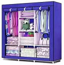 KriShyam® 6+2 Layer Kids Wardrobe Portable Fabric Collapsible Foldable for Kids Clothes Closet Wardrobe Storage Rack Organizer Cabinet Cupboard Almirah